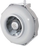 Can-Fan RK 150mm-L 760 m³/h, ventilátor (Ventilátor CAN-Fan RK 150L (760 m3/h) je regulovatelný pomocí regulace napětí nebo frekvence a jako ochrana motoru je vybaven tepelným spínačem, který vypne motor, pokud dosáhne nebezpečné pracovní teploty.)