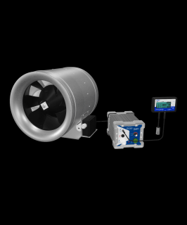 CAN Max-Fan-355mm 2580m3/h, ventilátor (Ventilátor značky CAN o průměru 355mm a průtoku 2580m3/h.)