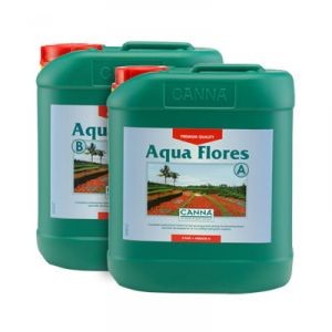 Canna Aqua Flores (A+B) 10L (Aqua Flores je ideální pro pěstování v recirkulačních hydroponních systémech. Obsahuje pH stabilizátory, křemík, humusové a fulvokyseliny.)