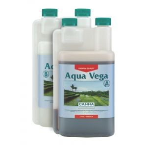 Canna Aqua Vega (A+B) 1L (Aqua Vega je profesionální výživa pro rychle rostoucí rostliny. Obsahuje přímo rozpustné živiny. Rostlina je tedy ideálně připravena pro přechod do fáze kvetení.)