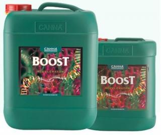 Canna CannaBoost Accelerator 10L, květový booster (CannaBoost je květový akcelerátor, speciálně vyvinutý pro rychle rostoucí rostliny, který je všestranně povzbuzuje.)