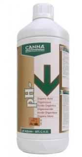 Canna Organic Acid 1L (Roztok pro snížení pH v zálivce pro organické pěstitele.)