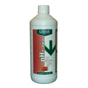 Canna pH- Growth Pro 1L (Roztok pro snížení pH v zálivce. Roztok, který se používá během období růstu.)