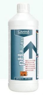 Canna pH plus Pro 1L (Roztok pro zvýšení pH v zálivce.  Produkt pH plus Pro, na rozdíl od pH plus je určen pro větší korekce díky své menší koncentraci.)