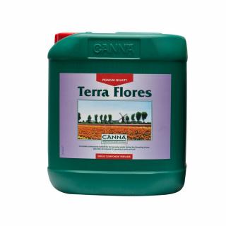 Canna Terra Flores 5L, minerální květové hnojivo (Terra Flores obsahuje všechny živiny, které rostlina potřebuje během  fáze květu. Je speciálně vyvinutá pro pěstování v květináčích a zemině.)