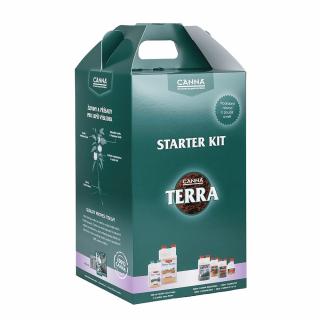 Canna Terra Starter kit, sada hnojiv (BioCanna Starter Pack poskytuje pěstiteli vše potřebné pro celý pěstební cyklus na ploše 1 m2.)