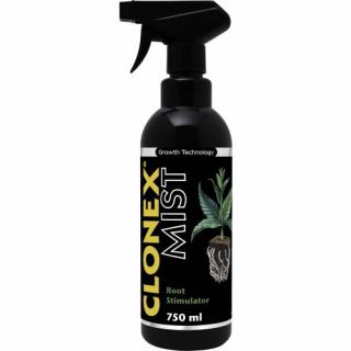 Clonex Mist 750ml - spray, kořenový stimulátor (Clonex ® Mist je nový produkt,vyvinutý speciálně tak, aby klonování a řízkování rostlin bylo ještě úspěšnější.)