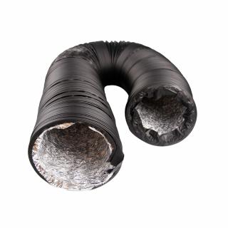 Combi Flexo - zpevněné ventilační potrubí 355 mm (1 m) (Profesionální hadice pro rozvod vzduchu. Hliníkový laminát typu Aluline potažený kopolymerovým plastovým obalem. Hadice má velmi vysokou mechanickou odolnost. Díky vnějšímu plastovému obalu je hadice