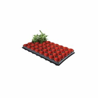 Garland podmiska plast Seed Cutting Tray a 40 květináčků 52.5x31.5x5.5 cm (Sadbovač obsahuje 40 malých květináčů o průměru 6 cm.)