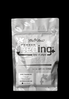 Green House Feeding - Hybrids 1kg, květové hnojivo (Produkt Hybrids obsahuje méně amoniakálního dusíku a větší množství hořčíku, což je vhodné pro hybridní odrůdy s dobou kvetení 8-10 týdnů a pro rostliny v hydroponických systémech. Vyšší množství hořčíku