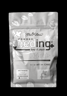 Green House Feeding - Hybrids 2,5kg, květové hnojivo (Produkt Hybrids obsahuje méně amoniakálního dusíku a větší množství hořčíku, což je vhodné pro hybridní odrůdy s dobou kvetení 8-10 týdnů a pro rostliny v hydroponických systémech. Vyšší množství hořčí