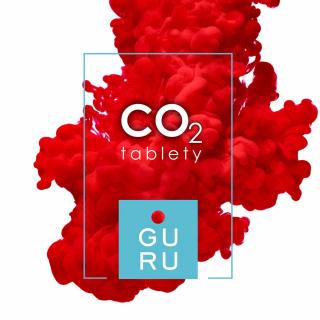 GURU CO2 Tablety 150ks, CO2 generátor (CO2 tablety GURU, balení 150 ks. CO2 se ze šumivých tablet uvolňuje postupně, rostlina ho absorbuje kořeny nebo listy. Používá se přes den.)