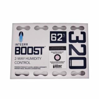 Integra Boost 320g, 62% vlhkost, 1 ks (Rozlučte se s přesušenou úrodou či plísní. Zapomeňte na obavy z vlhké sušárny a poznejte dokonale vyváženou vlhkost díky Integra Boost. Vaše bylinky si nezaslouží nic jiného! Bezpečné, bez soli a 100% netoxické.)