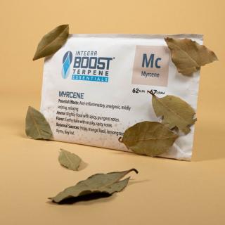 Integra Boost Terpene Essentials Myrcen 67g, 62%, 1 ks (Integra Boost® Terpene Essentials Myrcen. Hmotnost 67 g, vlhkost 62 %, balení 1 ks.)