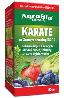 KARATE Zeon 5 SC 50ml (Karate se Zeon technologií 5 SC je účinný insekticid, který rychle hubí široké spektrum savého a žravého hmyzu.)