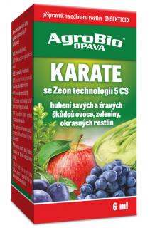 KARATE Zeon 5 SC 6ml (Karate se Zeon technologií 5 SC je účinný insekticid, který rychle hubí široké spektrum savého a žravého hmyzu.)