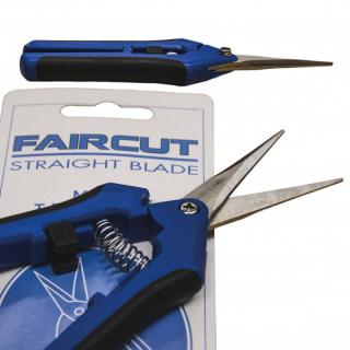 Nůžky zahradní FAIRCUT straight, velké rovné (FAIRCUT velké a rovné zahradnické nůžky bez zahnutí nožů z nerezové oceli. Modrá barva.)