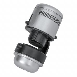 Phonescope, mikroskop pro mobilní telefon (30x) (Mikroskop pro mobilní telefon s 30x zvětšením.)