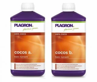 Plagron Cocos (A+B) 1L (Plagron Cocos (A+B) - vysoce koncentrované dvousložkové minerální hnojivo, vhodné pro kokosové substráty, obsahuje huminové a fulvonové kyseliny. Objem: 1 l)