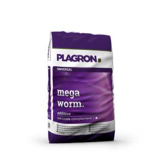 Plagron Mega Worm 25L, žížalí trus (Přírodní půdní doplněk vytvořený žížalami, Plagron Mega Worm 25L. Úrodný vermikompost stimuluje půdní život. Dříve Bio Humus.)