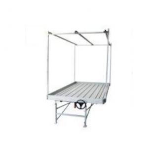 Posuvný pěstební stůl - rolling bench 120x240 cm (Grow Roller Table 120x240 cm, konstrukce pro pěstební stůl s pohyblivým mechanismem je určena pro pohodlné a efektivní pěstování s napouštěcími vanami EbbFlow.)
