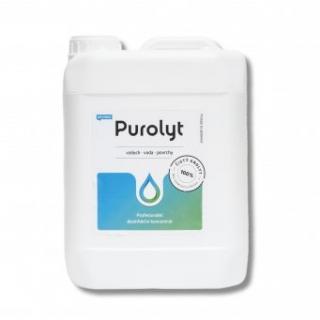 Purolyt - dezinfekční prostředek 5L (Purolyt je dezinfekční koncentrát, který se používá při dezinfekci povrchů, pěstebních zařízení, přístrojů, vody, kapalin a vzduchu ve vnitřních prostorách.)