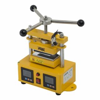 Qnubu Rosin Press Lis BOLT MANUAL 1 tuna, vyhřívaná lisovací plocha 6x12 cm (Manually Adjustable Rosin Press 1 Ton je manuální lis, jež využívá technologii ohřevu pro až o 80% dokonalejší extrakci.)