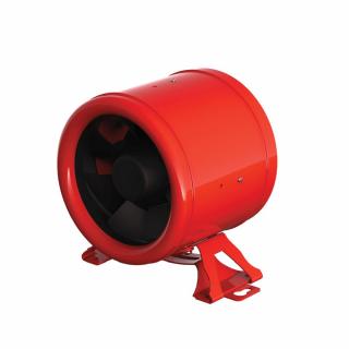 Rhino Ultra Fan EC 125 mm, 280 m3/h (Potrubní ventilátor s EC motorem Rhino Ultra pro vzduchotechnické systémy o průměru 250 mm. Rychlost otáček kovového ventilátoru s výkonem 1808 m3/h lze účinně regulovat controllerem v rozmezí 0-100 %.)