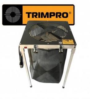 Střihač TRIMPRO Original, elektrický trimmer (Výkonný střihač biomasy Trimpro Original. Rozměry 45,7x45,7x68,5cm. 230V, 50Hz, 1,1A, 253W. Rychlost 1550 otáček za minutu.)