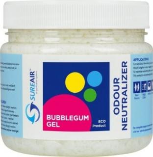 Sure air Gel 1 kg Bublegum (Gely pro použití do větracích jednotek nebo samostatně k soustavnému uvolňování parfémovaného aroma. Sure Air využívá k rozkladu organických i anorganických pachů moderní technologii, která byla vyvinuta na základě zkušeností a