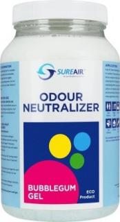 Sure air Gel 3 kg Bublegum (Gely pro použití do větracích jednotek nebo samostatně k soustavnému uvolňování parfémovaného aroma. Sure Air využívá k rozkladu organických i anorganických pachů moderní technologii, která byla vyvinuta na základě zkušeností a