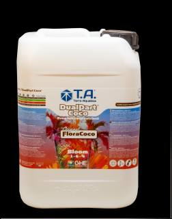 T.A. DualPart Coco Bloom (FloraCoco) 10L (Vysoce koncentrovaný 2-složkový systém živin pro pěstování v kokosových substrátech.)