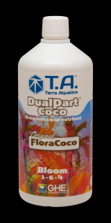 T.A. DualPart Coco Bloom (FloraCoco) 1L (Vysoce koncentrovaný 2-složkový systém živin pro pěstování v kokosových substrátech.)