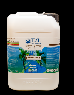 T.A. DualPart Coco Grow (FloraCoco) 10L (Vysoce koncentrovaný 2-složkový systém živin pro pěstování v kokosových substrátech.)