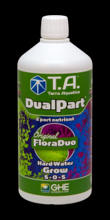 T.A. DualPart Grow Hard Water (FloraDuo) 1L (DualPart je 2-složkový systém minerálních živin pro pěstování ve všech médiích.)