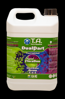 T.A. DualPart Grow Hard Water (FloraDuo) 5L (DualPart je 2-složkový systém minerálních živin pro pěstování ve všech médiích.)
