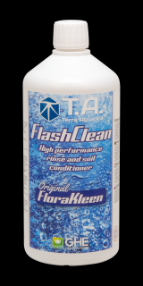 T.A. FlashClean (FloraKleen) 1L, průplachový/čistící prostředek (FlashClean je čistící roztok určen k odstranění zbytků hnojiv, které se časem nahromadí v hydroponických systémech, růstových médiích a substrátech.)