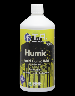 T.A. Humic (Diamond Black) 1L (Humic je přípravek, který zlepšuje absorpci živin, stimuluje mikrobiální aktivitu, posiluje strukturu půdy a zlepšuje zadržování živin.)
