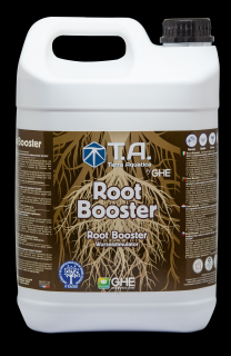 T.A. Root Booster (Root Plus) 5L (Root Booster je přirozený doplněk na podporu kořenového růstu. Obsahuje vitamíny, enzymy, organické a huminové kyseliny, které stimulují kořenovou masu.)