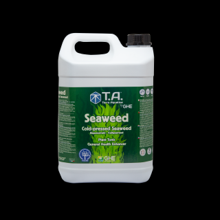 T.A. Seaweed (Bio Weed) 5L (Seaweed je přípravek ze směsy mořských řas lisovaných za studena, které fungují jako podpůrné prostředky pro rostliny a půdu.)