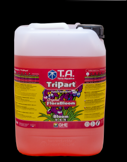 T.A. TriPart Bloom (FloraBloom) 60L (FloraBloom v průběhu růstu zlepšuje tvorbu kořenů a zdraví rostliny. Během kvetení a produkce plodů umožňuje rostlině na maximum využít její genetický potenciál. Velmi důležité pro pěstitele zabývající se pěstováním v)