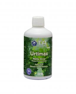 T.A. Urtimax 500ml (Urtimax je odvarem z kopřiv. Je bohatá na křemík a železo. Také je ale bohatá na dusík, draslík, hořčík, mikročástice, enzymy a stopové minerály.)