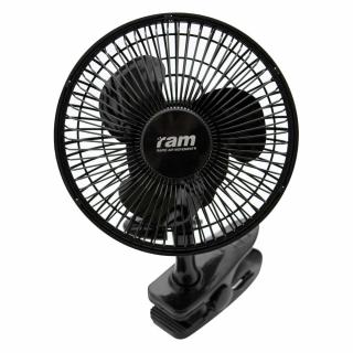 Ventilátor RAM s klipsnou 15cm (15W) (Klipsnový ventilátor RAM 15cm (15W) je univerzální pomocník pro vytvoření přirozeného průtoku vzduchu, který rostliny potřebují pro svůj zdravý a silný růst. )