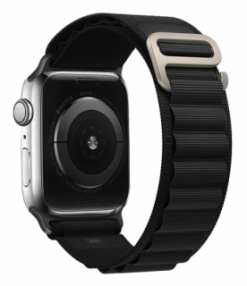 Alpine loop nylonový řemínek pro Apple Watch (38/40/41 mm) Barva: Černá