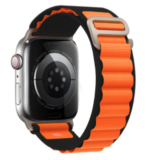 Alpine loop nylonový řemínek pro Apple Watch (38/40/41 mm) Barva: Černo oranžová