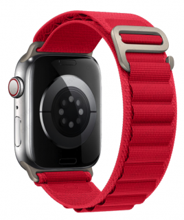 Alpine loop nylonový řemínek pro Apple Watch (38/40/41 mm) Barva: Červená