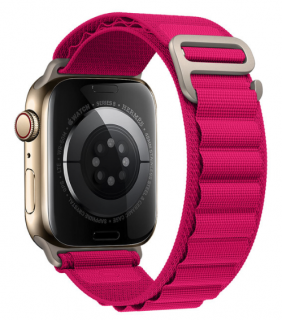 Alpine loop nylonový řemínek pro Apple Watch (38/40/41 mm) Barva: Růžová tmavá