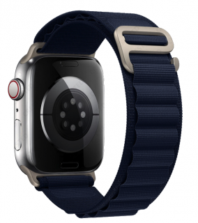 Alpine loop nylonový řemínek pro Apple Watch (42/44/45/49 mm) Barva: Modrá tmavá
