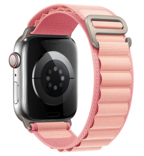 Alpine loop nylonový řemínek pro Apple Watch (42/44/45/49 mm) Barva: Růžová