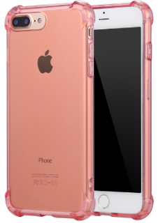 Anti-knock silikonový zadní kryt pro Apple iPhone 6/6S Barva: Růžová